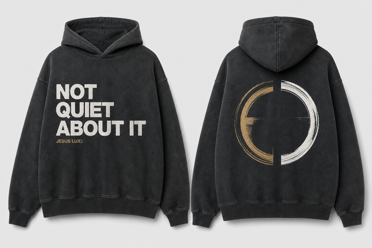 Not Quiet About It Washed Hoodie | Jesus Lux