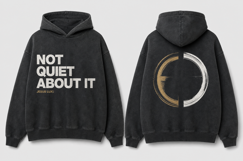 Not Quiet About It Washed Hoodie | Jesus Lux
