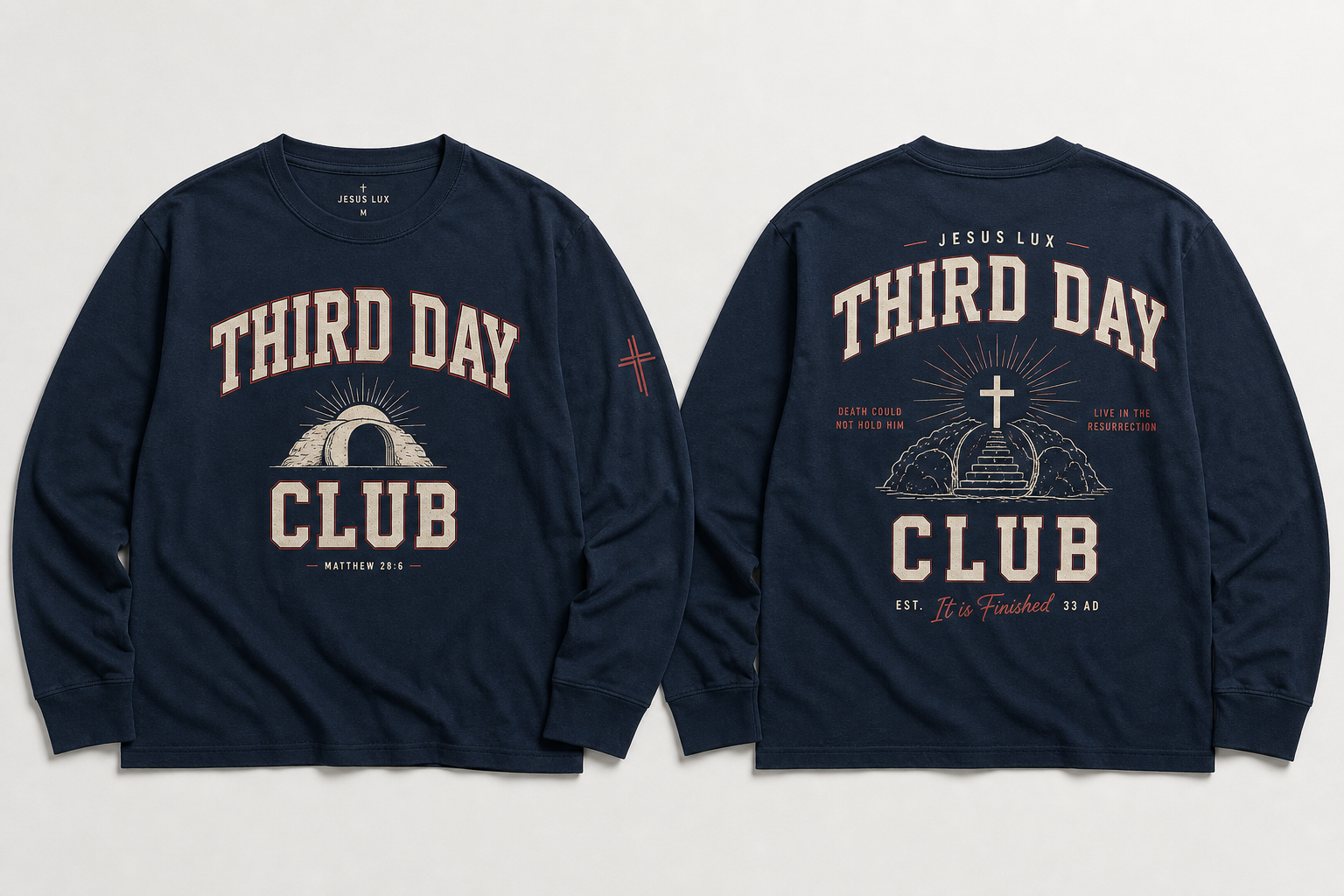 Third Day Club Long Sleeve | Jesus Lux