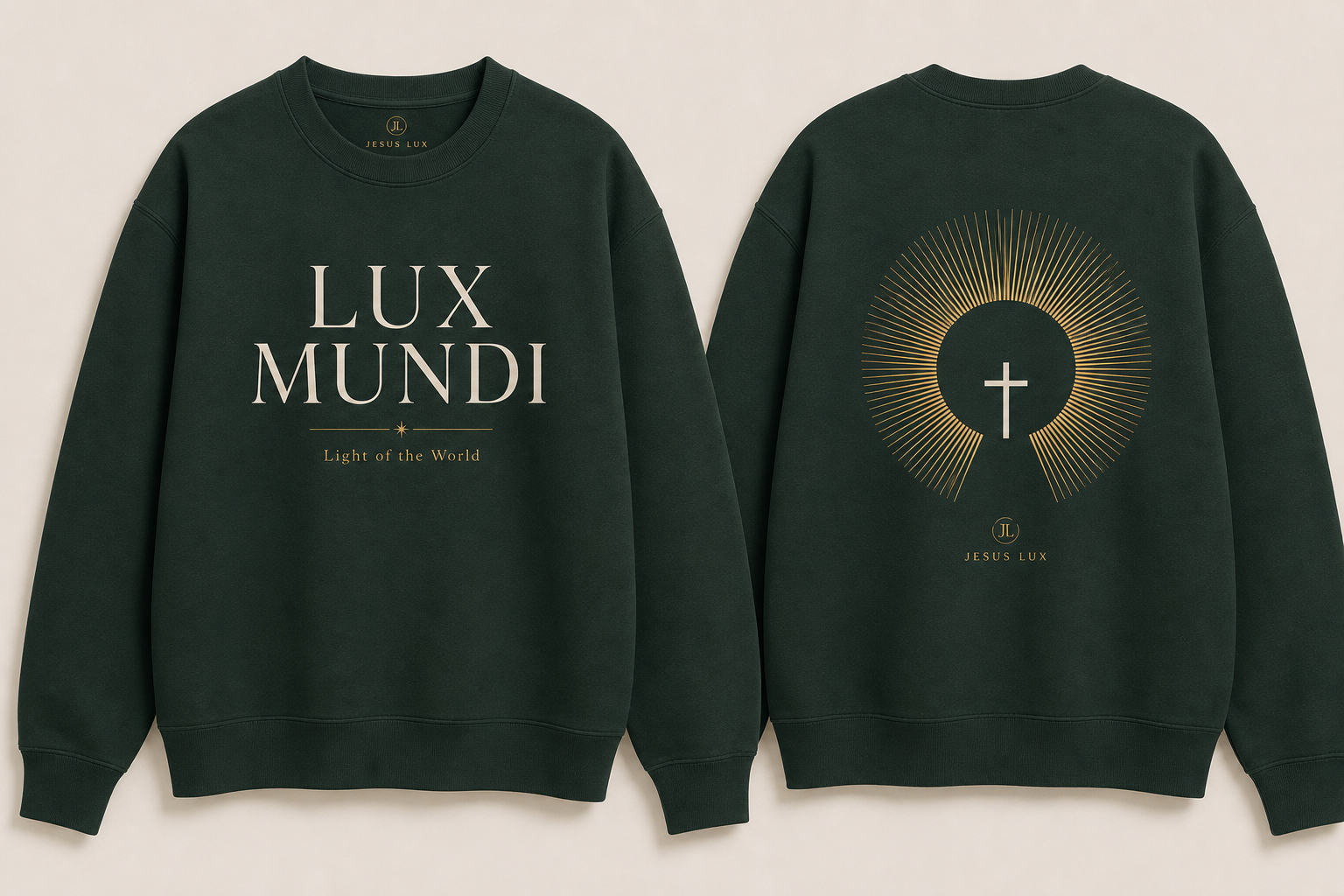 Lux Mundi Crewneck | Jesus Lux